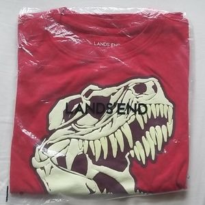 2/25!!! Boys T-rex Skull Glow in the Dark Tshirt